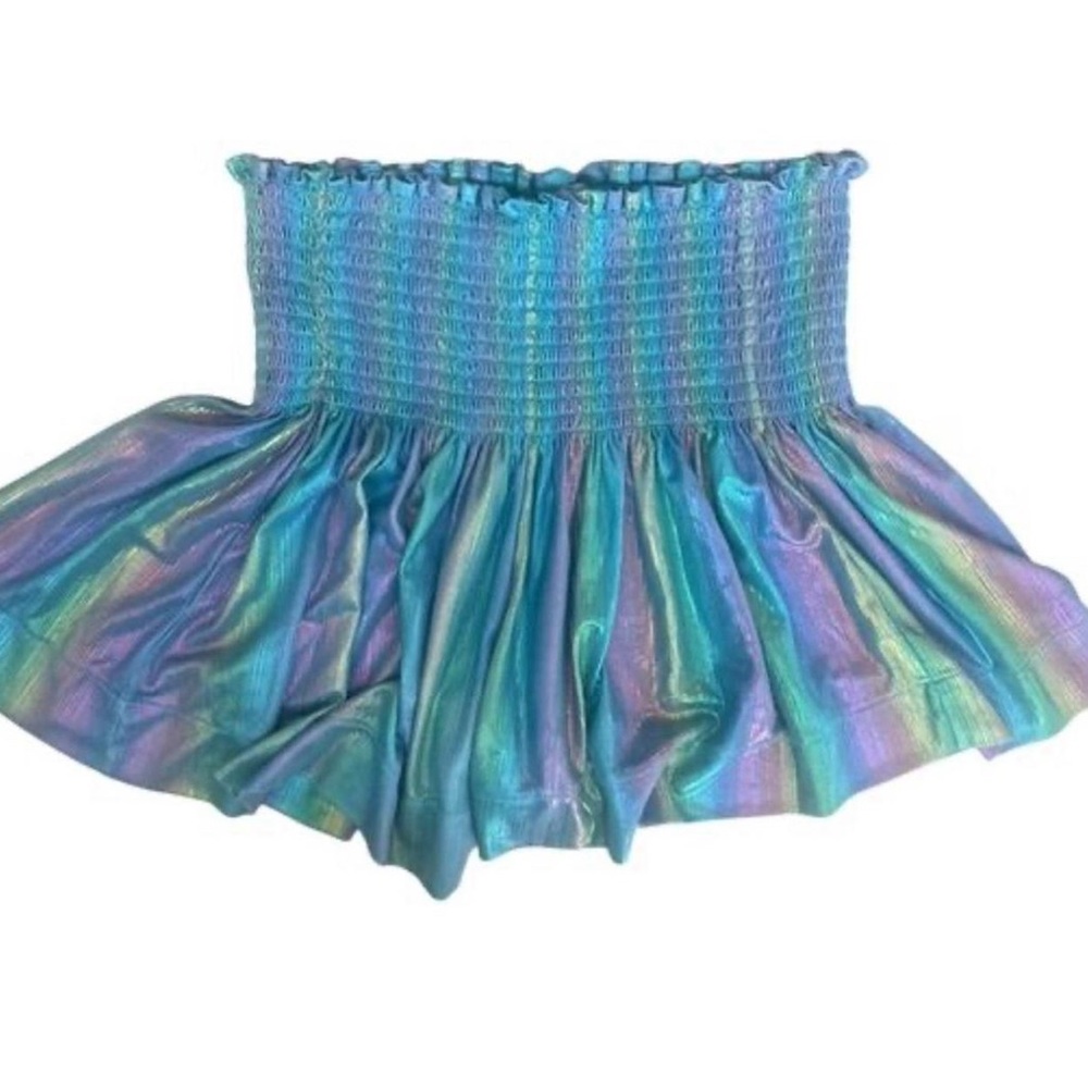 Queen of Sparkles Rainbow Iridescent Shorts